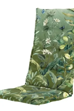 Voordeelprijs Madison stoelkussen hoge rug Outdoor+ Elisa green 123x50 cm