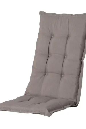 Actieprijs Madison stoelkussen hoge rug Outdoor Panama taupe 123x50 cm