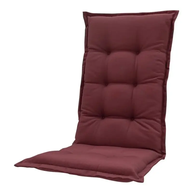 Beperkte Voorraad Madison stoelkussen hoge rug Panama bordeaux 123x50 cm