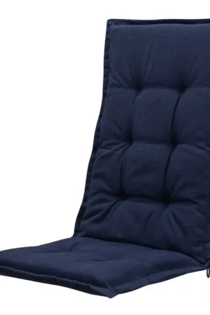 Actieprijs Madison stoelkussen hoge rug Panama indigo 123x50 cm