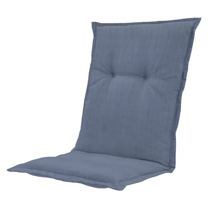 Madison stoelkussen lage rug Basic kobalt 105x50 cm Laatste Kans