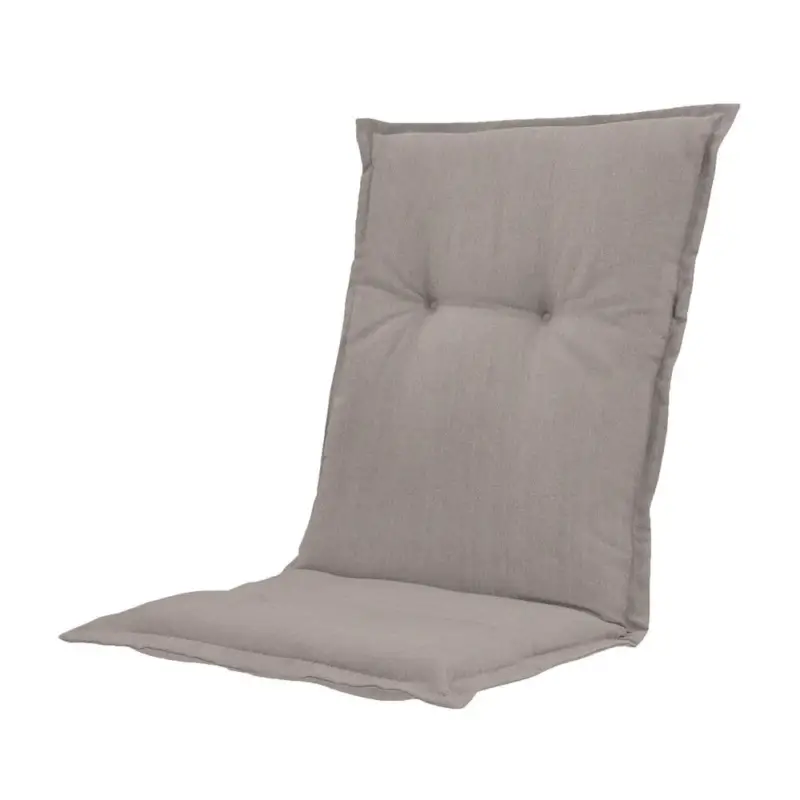 Actieprijs Madison stoelkussen lage rug Basic taupe 105x50 cm