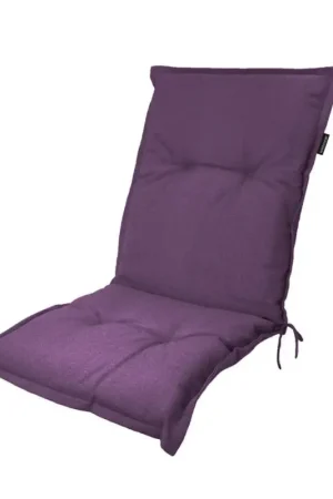 Veilige Betaling Madison stoelkussen lage rug Panama purple 105x50 cm