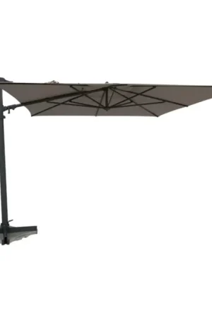 Snelle Levering Madison zweefparasol Malta 300x400cm vierkant Taupe