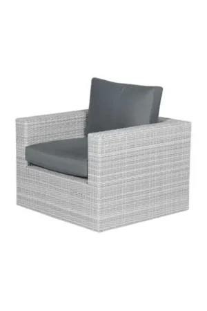 Betrouwbaar Orangebird lounge tuinstoel wicker- vintage grey - reflex black