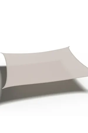 Platinum Sun & Shade Coolfit schaduwdoek vierkant, 360x360cm, Greige Superprijs