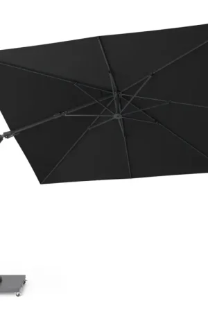 Finale Uitverkoop Platinum Sun & Shade zweefparasol Challenger T² 300x300 zwart