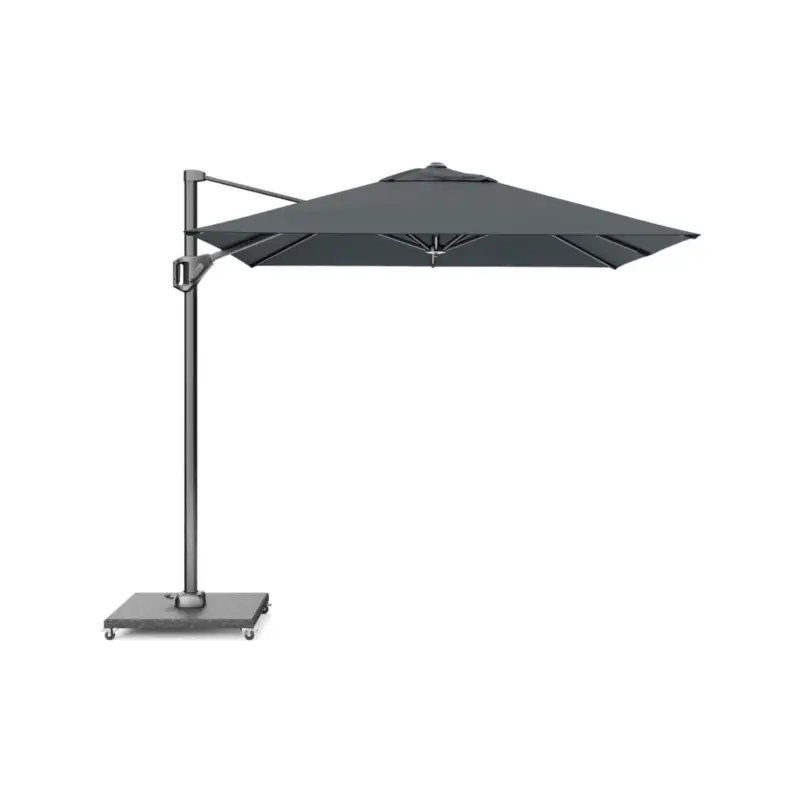 Platinum Sun & Shade zweefparasol Voyager T¹ 250x250 antraciet. Speciale Aanbieding