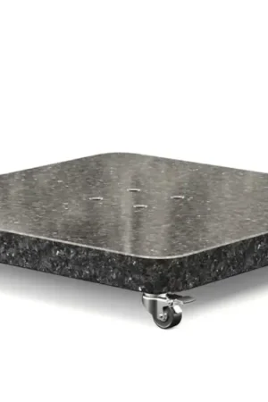 Beperkt Aanbod Platinum Sun & Shade parasolvoet Ancona Round Edge 90 kg graniet