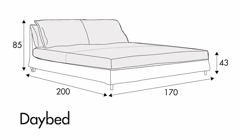 Beste Prijs Lotus Outdoor Daybed 170 x 200 cm