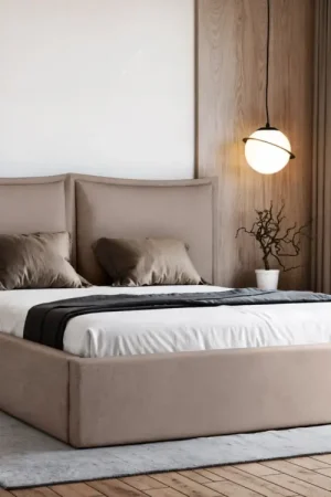 Werona 160 x 200 cm Gestoffeerd Bed Taupe Nu Kopen