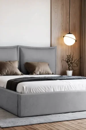Werona 180 x 200 cm Gestoffeerd Bed Grijs Must-Have