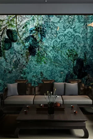 Zelfklevend behang 'Emerald Garden' Koop Vandaag