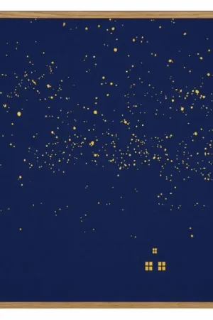 Nieuw Papieren kunst 'Under the starry Sky' SIZE2D!cm