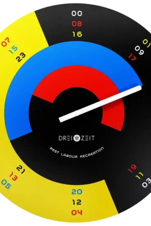 Design klok 'THE EFFECTIVE.' Betrouwbaar