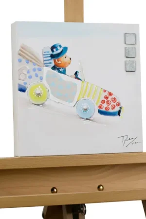 Shop Nu Handgeschilderde kunstdruk 'On The Way Home' 25x25cm