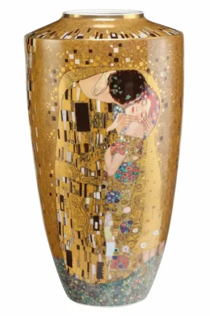 Porseleinen vaas 'Intended for each other' van Gustav Klimt 29,5x55x29,5cm Betaalbaar