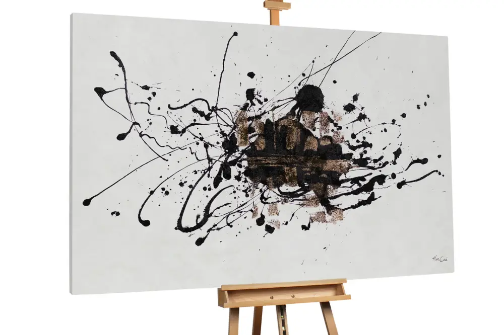 Aanbieding XXL Olieverf schilderijen 'Creative Symphony' | Handgeschilderd unicum