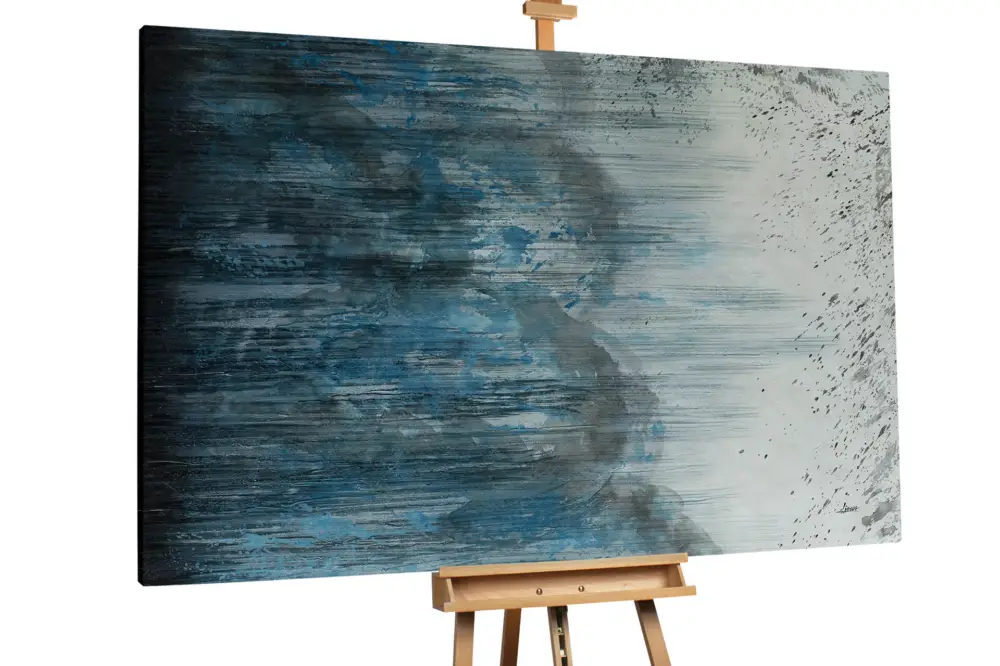Betaalbaar XXL Olieverf schilderijen 'Forces of the Tides' | Handgeschilderd unicum