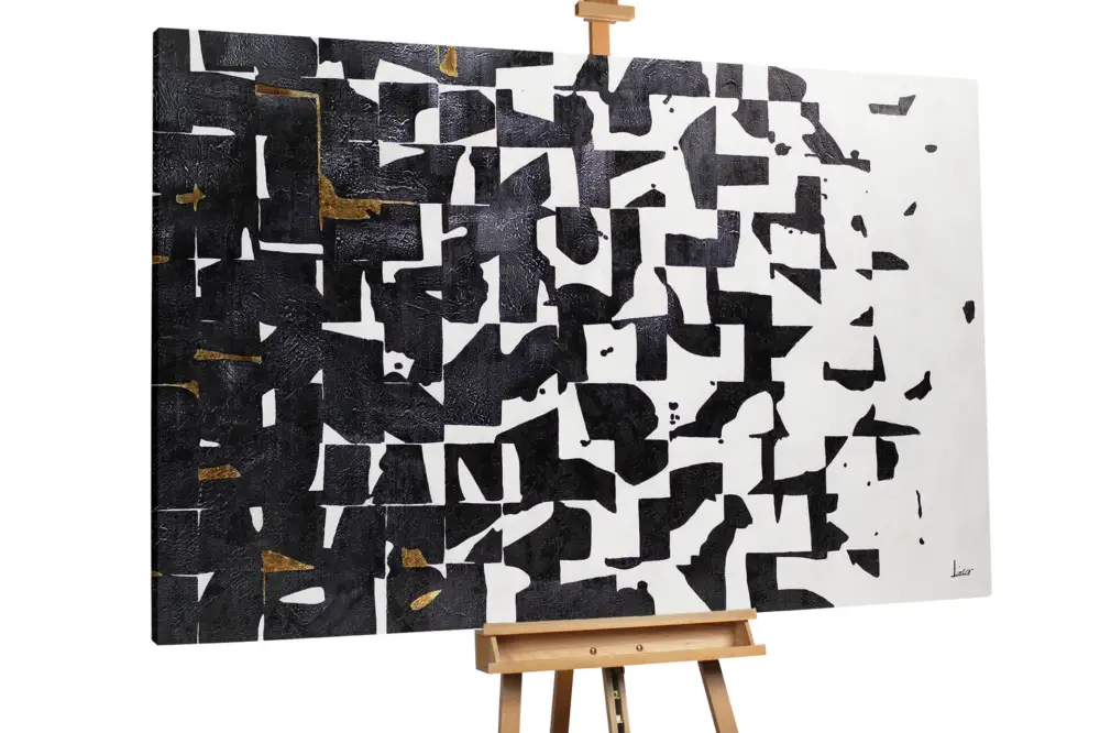 XXL Olieverf schilderijen 'Abstract Traces' | Handgeschilderd unicum Must-Have