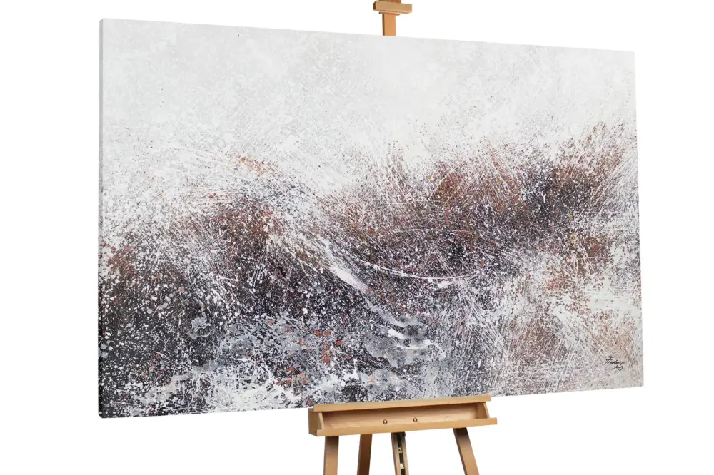 Aanbieding XXL Olieverf schilderijen 'Storm of Desire' | Handgeschilderd unicum