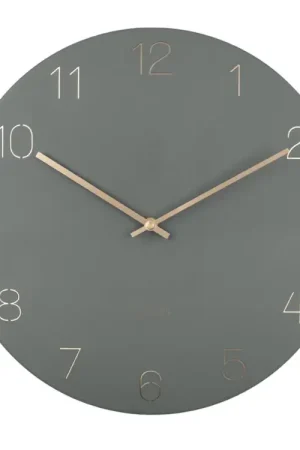 Design klok 'Charm Engraved Numbers' Direct Verzonden