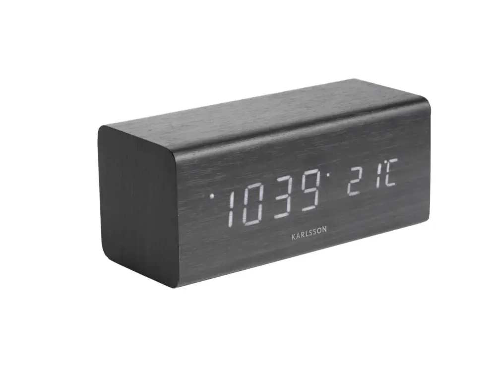 Merkproduct Wekker 'Block'