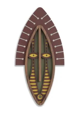 Wandmasker 'Modern African Mask #41' Express Levering