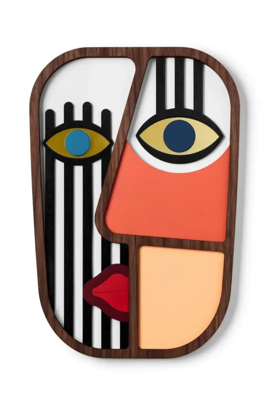 Op = Op Wandmasker 'Abstrasso Mask #7'
