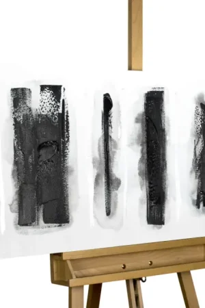 Handgeschilderd schilderij 'Rides in the Snow' 150x50cm | incl. certificaat van echtheid Favoriet