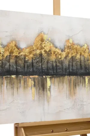 Handgeschilderd schilderij 'River's End' 120x60cm | incl. certificaat van echtheid Hoge Kwaliteit