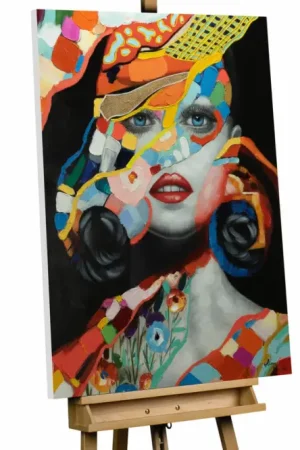 Handgeschilderd schilderij 'Dressed to Excess' 75x100cm | incl. certificaat van echtheid Voordeelprijs