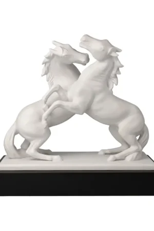 Porseleinen figuur 'Dancing Horses 3' van Goebel 32x29x16,5cm Gereduceerde Prijs