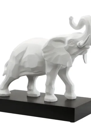 Porseleinen figuur 'Majestic Elephant 1' van Goebel 43x57x25cm Direct Verzonden