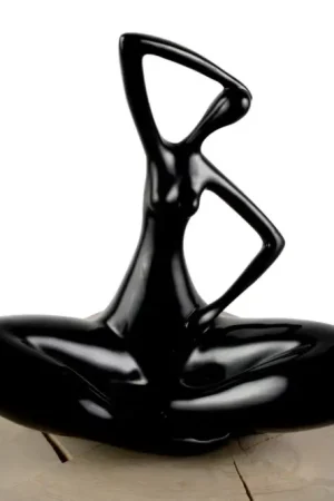 Sculptuur 'Time for Yoga' 25x28x13cm Superprijs