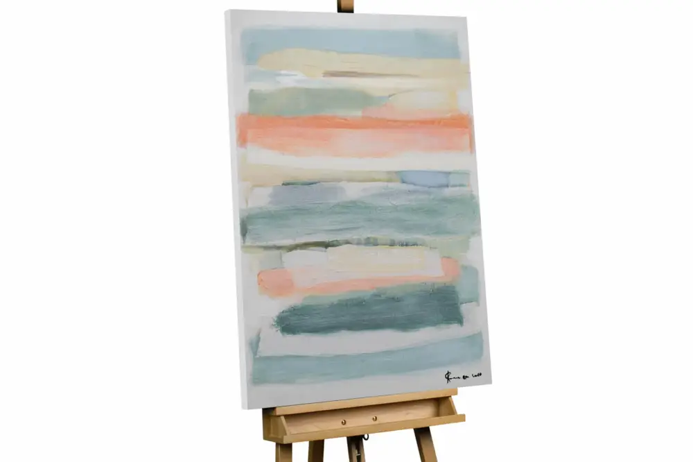 Gereduceerde Prijs Handgeschilderd schilderij 'Colours of Sunrise' 75x100cm | incl. certificaat van echtheid