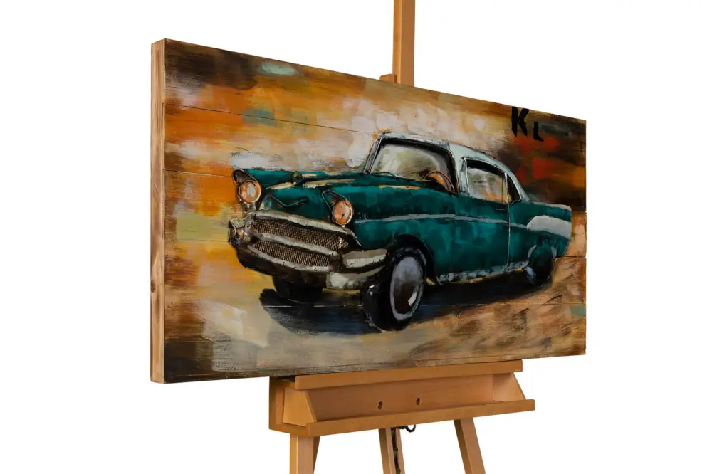 Laatste Kans Schilderij 3D 'Nostalgic Journey' 100x50x6,5cm