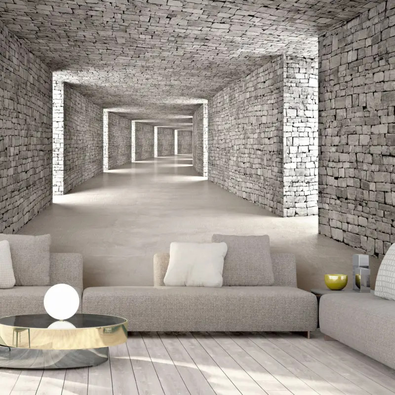 Zelfklevend behang 'Mysterious Tunnels' Merkproduct