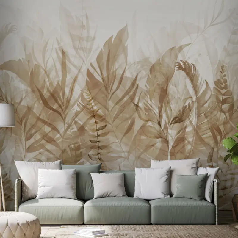 Uitverkoop Zelfklevend behang 'Magic Grove (Brown)'