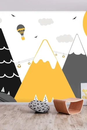 Alleen Vandaag Zelfklevend behang 'Adventure in the Mountains'