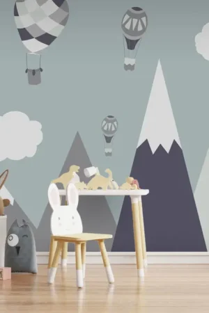 Zelfklevend behang 'Balloon Land' Gecertificeerd