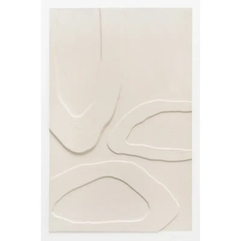 Alleen Vandaag Handgeschilderd schilderij 'Beige Serenity' | incl. certificaat van echtheid