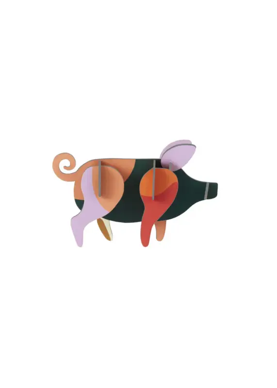 Hangende Decoratie 'Colorful Pig Decor' Aanbieding