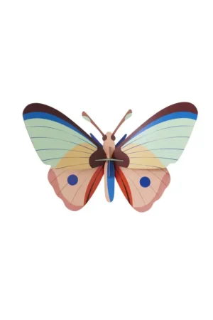 Nu Kopen 3D Wandobject gemaakt van karton 'Rainbow Flutter'