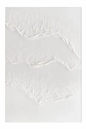 Handgeschilderd schilderij 'Snow-capped' 60x90cm | incl. certificaat van echtheid Lage Kosten