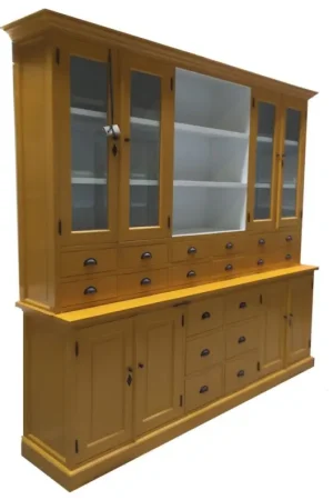 Apothekerskast geel Baarn 250cm Nieuw