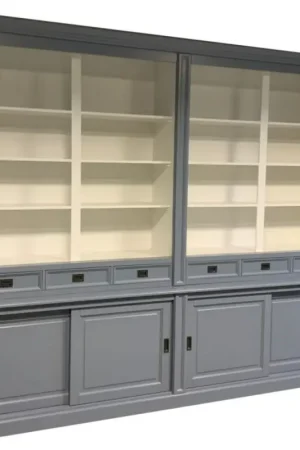 Boekenkast babyblauw Utrecht 300 x 240cm Beste Prijs