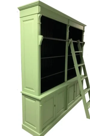 Laatste Versie Boekenkast bleekgroen 60704 Toulouse 225 x 240cm