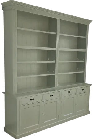 Boekenkast Engels groen220 x 240cm Direct Beschikbaar