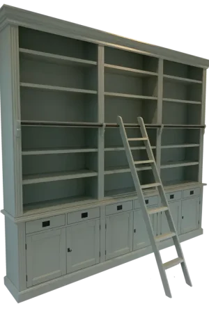Laatste Kans Boekenkast Engelsgroen met trap Reeuwijk 300 x 260cm